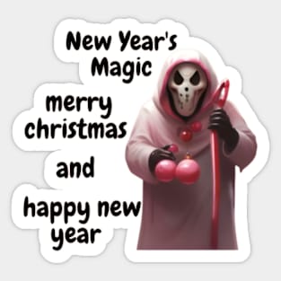 Christmas and New Year's Hugs Collection Sticker